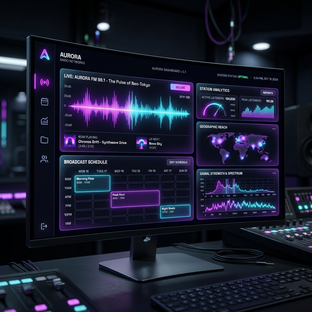 Radio Dashboard