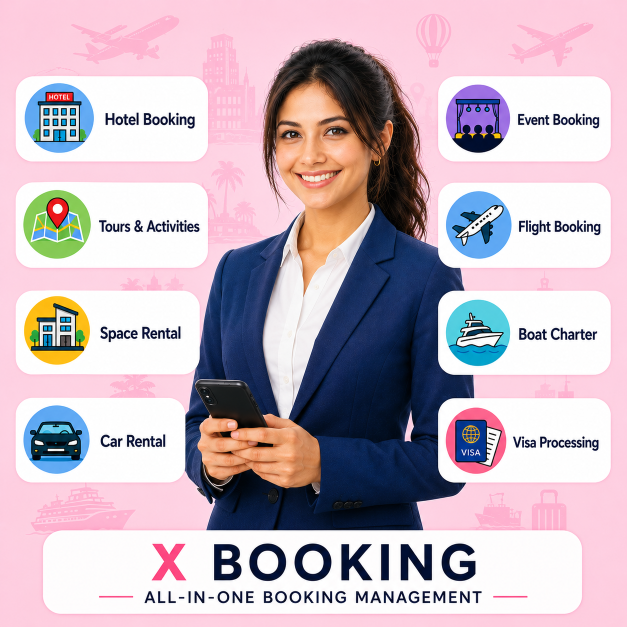 X Booking - All-in-One Travel Booking Platform