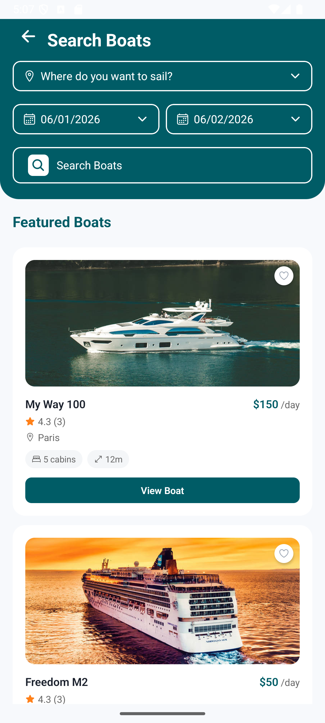 Boat Search