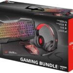 Trust GXT 788RW keyboard Black Gaming Bundle